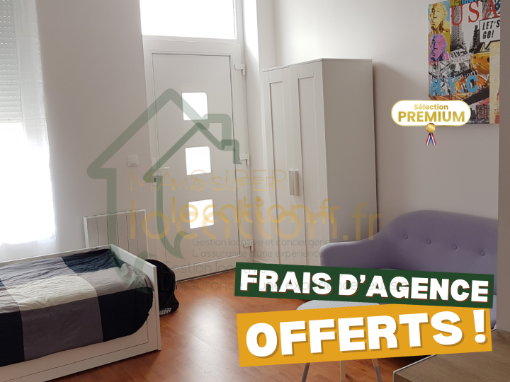 Studio meublé pièces rénové