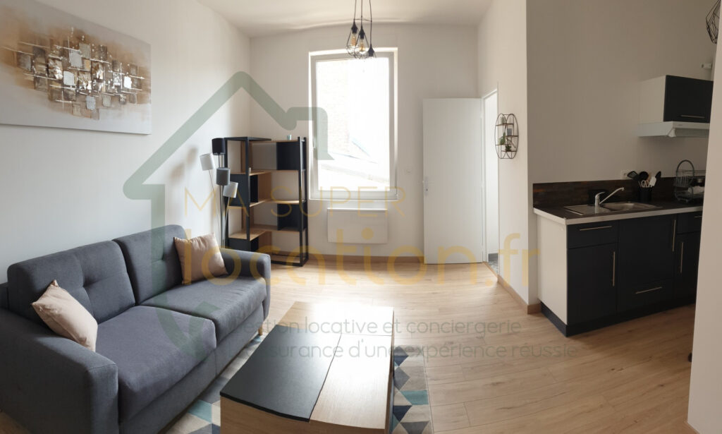 Studio meublé de 25m2 en HYPER-CENTRE de SAINT-QUENTIN