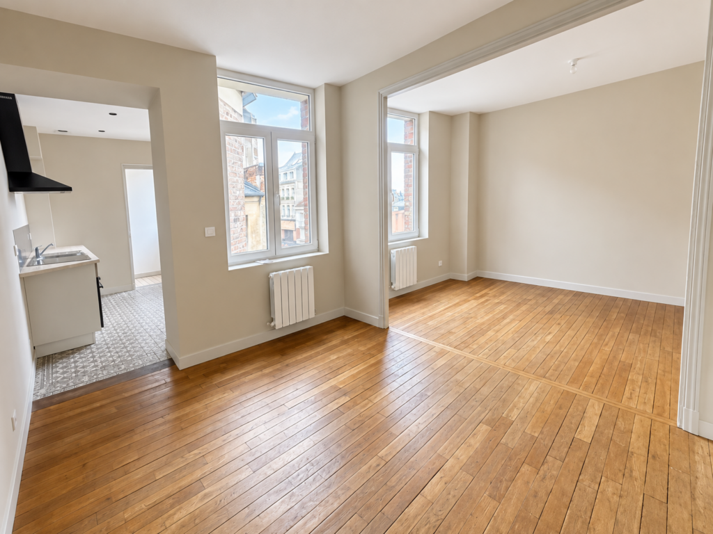 Appartement T3 avec terrasse centre-ville